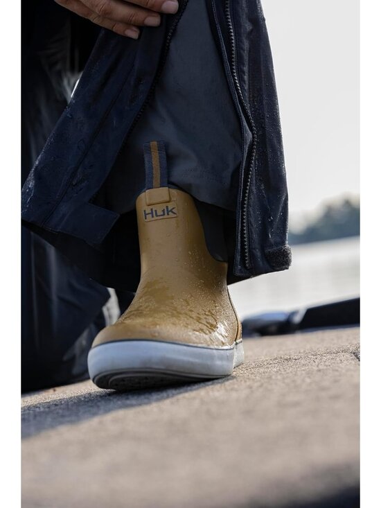 ?Men\'s Naval Academy High Top Comfortable Wide Toe Fishing Deck Boots main image 4